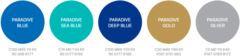 파라다이브 색상
